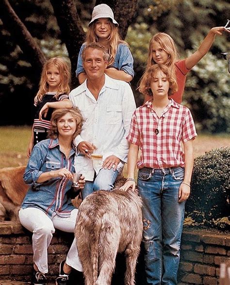 paul newman and family photos.